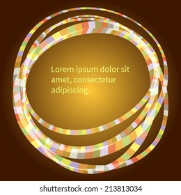 Background of colorful abstract compositions for your design and business