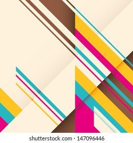 Background with colorful abstract elements. Vector illustration.