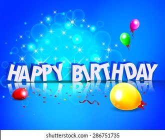 background with colorful balloons 

