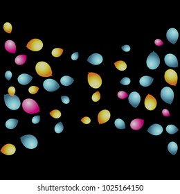 Background with Colorful balloons. Simple Feminine Pattern for Card, Invitation, Print. Trendy Decoration with Beautiful balloons. 
