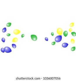 Background with Colorful balloons. Simple Feminine Pattern for Card, Invitation, Print. Trendy Decoration with Beautiful balloons. 
