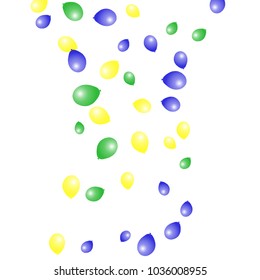 Background with Colorful balloons. Simple Feminine Pattern for Card, Invitation, Print. Trendy Decoration with Beautiful balloons. 
