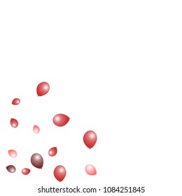 Background with Colorful balloons. Simple Feminine Pattern for Card, Invitation, Print. Trendy Decoration with Beautiful balloons. 
