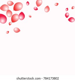 Background with Colorful balloons. Simple Feminine Pattern for Card, Invitation, Print. Trendy Decoration with Beautiful balloons. 
