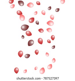 Background with Colorful balloons. Simple Feminine Pattern for Card, Invitation, Print. Trendy Decoration with Beautiful balloons. 