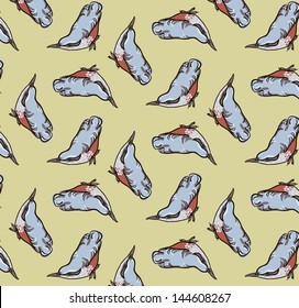 Background with colorful bird