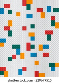 Background with colorful blocks