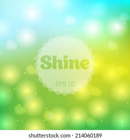 Background with colorful bokeh