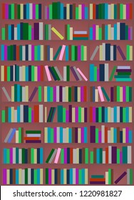 
background with colorful books