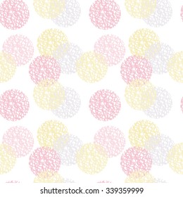 Background of colorful circles seamless