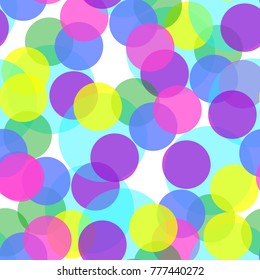 Background of colorful circles seamless