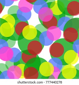 Background of colorful circles seamless