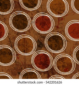 Background of colorful circles. Vector illustration.