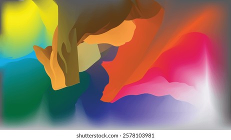 Background colorful design best quality hyper realistic background