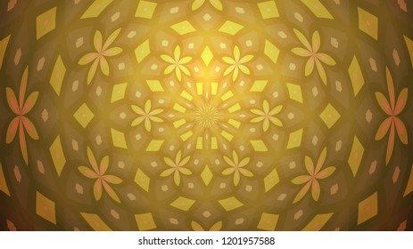 Background with a colorful, diverse cyclic pattern.