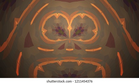 Background with a colorful, diverse cyclic pattern.