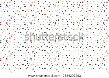 background of colorful dots on white background