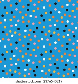 Background of colorful dots ,seamless patterns.