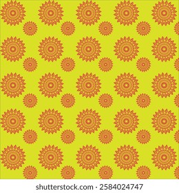 background colorful flower pattern design