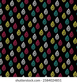 background colorful flower pattern design