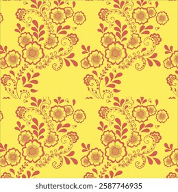 background colorful flower pattern design