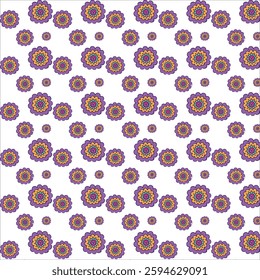 background colorful flower pattern design