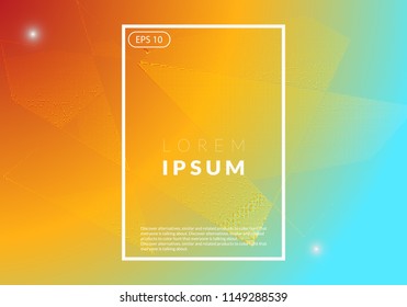 background Colorful geometric. simple shape glare effect composition, Suitable For Wallpaper  Banner  Card  Book Illustration  Web Landing Page  and Other Related Creative