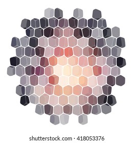 Background from colorful geometrical figures. Simple elements of design for creation of more difficult ideas.