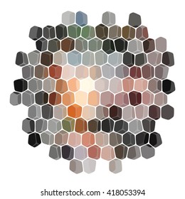 Background from colorful geometrical figures. Simple elements of design for creation of more difficult ideas.