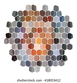 Background from colorful geometrical figures. Simple elements of design for creation of more difficult ideas.