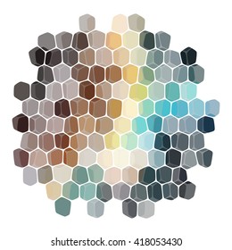 Background from colorful geometrical figures. Simple elements of design for creation of more difficult ideas.