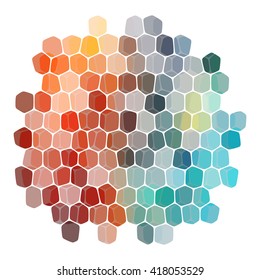 Background from colorful geometrical figures. Simple elements of design for creation of more difficult ideas.