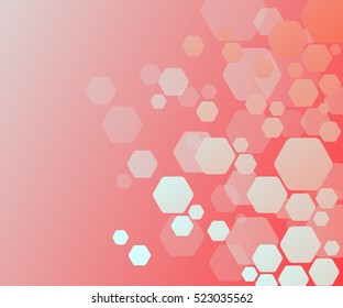 Background from colorful geometrical figures. Simple elements of design for creation of more difficult ideas.
Background of hexagons