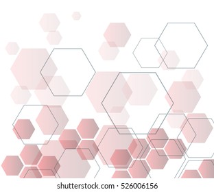 Background from colorful geometrical figures. Simple elements of design for creation of more difficult ideas. Background of hexagons