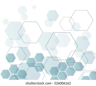 Background from colorful geometrical figures. Simple elements of design for creation of more difficult ideas. Background of hexagons