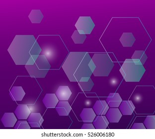 Background from colorful geometrical figures. Simple elements of design for creation of more difficult ideas. Background of hexagons