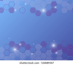 Background from colorful geometrical figures. Simple elements of design for creation of more difficult ideas. Background of hexagons