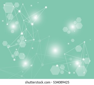 Background from colorful geometrical figures. Simple elements of design for creation of more difficult ideas. Background of hexagons