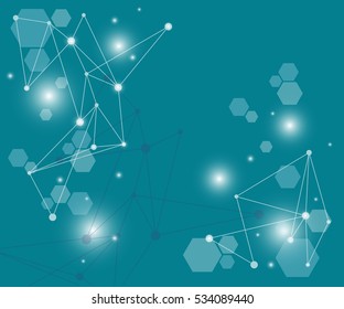 Background from colorful geometrical figures. Simple elements of design for creation of more difficult ideas. Background of hexagons
