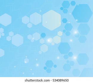 Background from colorful geometrical figures. Simple elements of design for creation of more difficult ideas. Background of hexagons