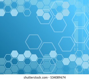 Background from colorful geometrical figures. Simple elements of design for creation of more difficult ideas. Background of hexagons
