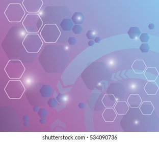 Background from colorful geometrical figures. Simple elements of design for creation of more difficult ideas. Background of hexagons