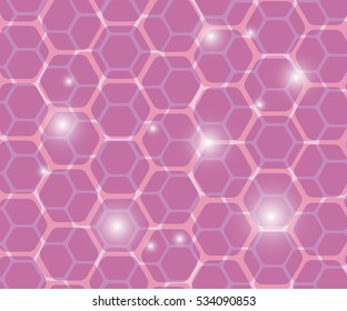 Background from colorful geometrical figures. Simple elements of design for creation of more difficult ideas. Background of hexagons
