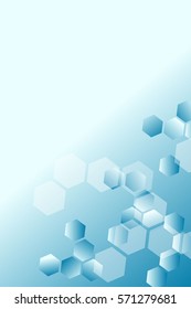 Background from colorful geometrical figures. Simple elements of design for creation of more difficult ideas. Background of hexagons
