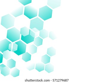Background from colorful geometrical figures. Simple elements of design for creation of more difficult ideas. Background of hexagons