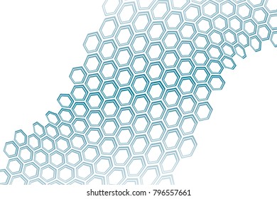 Background from colorful geometrical figures. Simple elements of design for creation of more difficult ideas. Background of hexagons