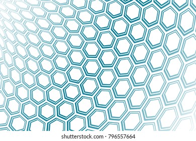 Background from colorful geometrical figures. Simple elements of design for creation of more difficult ideas. Background of hexagons