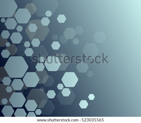 Background from colorful geometrical figures. Simple elements of design for creation of more difficult ideas.
Background of hexagons