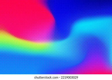 Background colorful gradient halftone vector