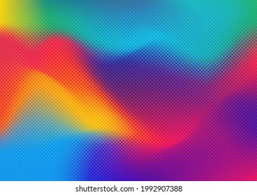halftone colorful vector gradient